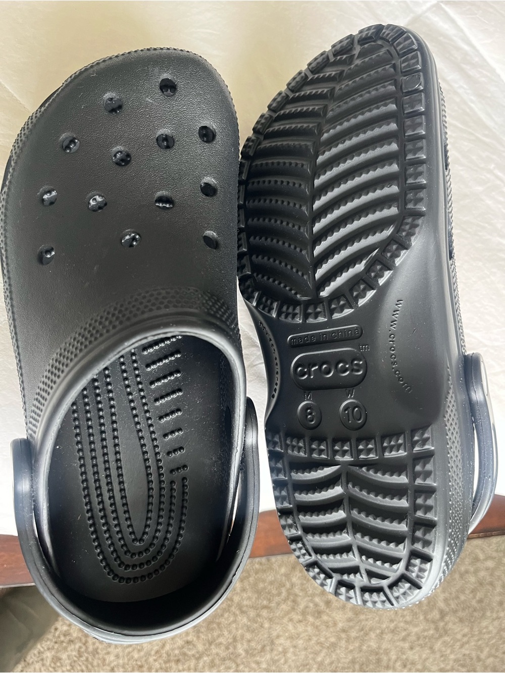 Black Crocs